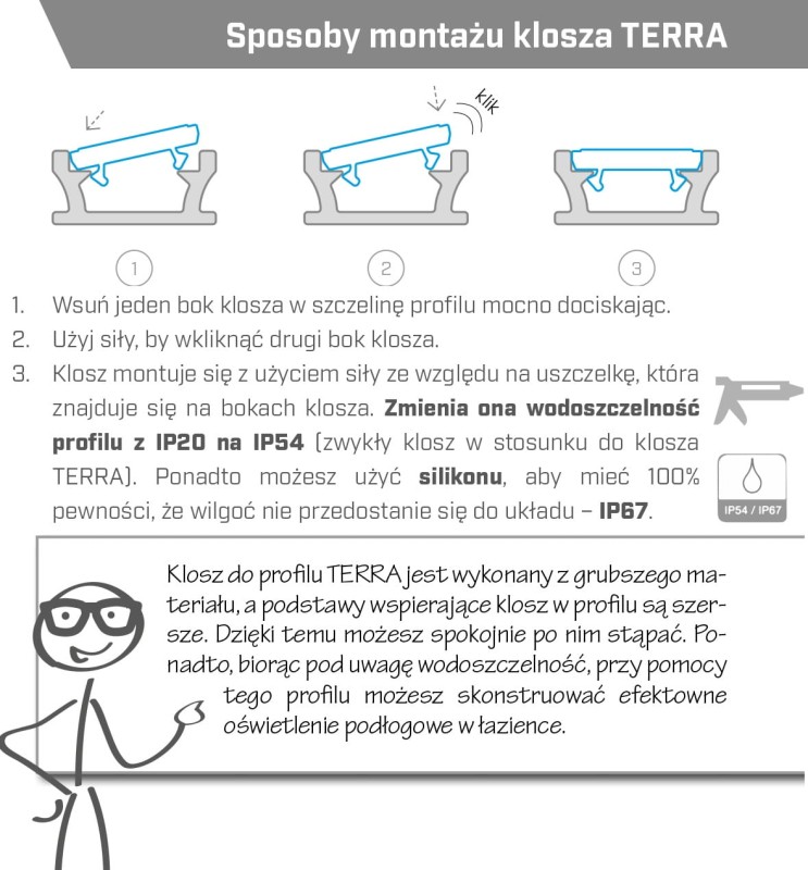 Profil schodowy LUMINES SCALA CZARNY anodowany 1m