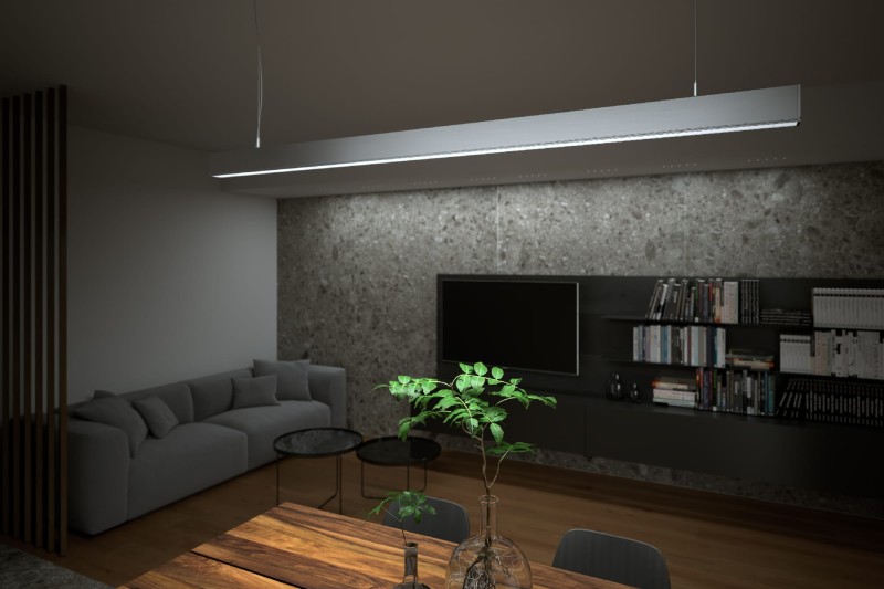 Profil aluminiowy LUMINES typ CLARO biały 1m