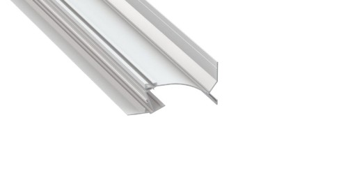 Profil aluminiowy LUMINES TOPO lakierowany BIAŁY  wpuszczany 2m