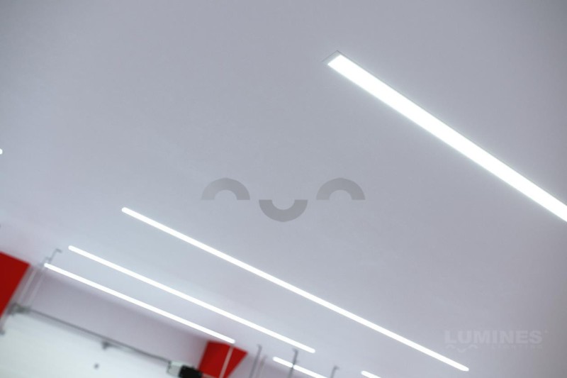 Profil aluminiowy LUMINES inLARGO biały 1m wpuszczany