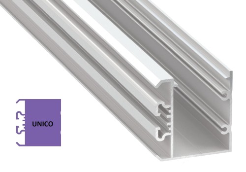 Profil aluminiowy LUMINES typ UNICO biały 2m