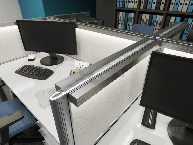 Profil aluminiowy LUMINES typ UNICO biały 1m