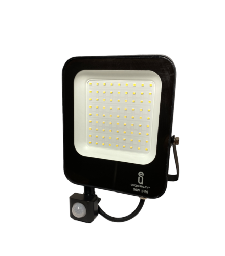 Naświetlacz Aigotar LED SMD 50W 230V CZUJNIK RUCHU NW