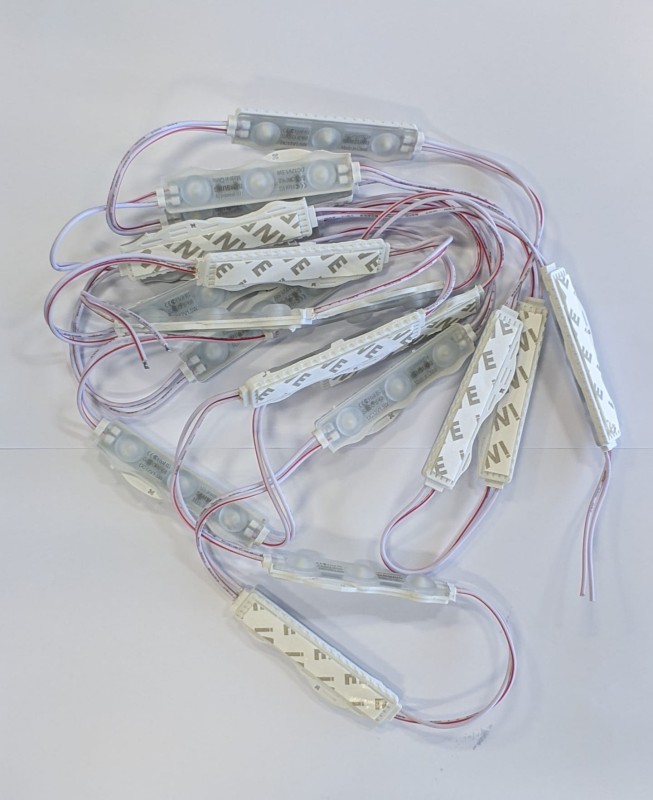 MODUŁ 7518-2835 1,5W CIEPŁY IP67 180-195lm 12V