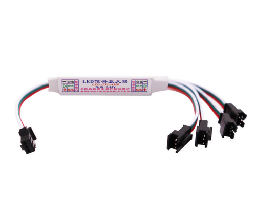 Wzmacniacz sygnału do taśm cyfrowych TTL LED 3pin x4