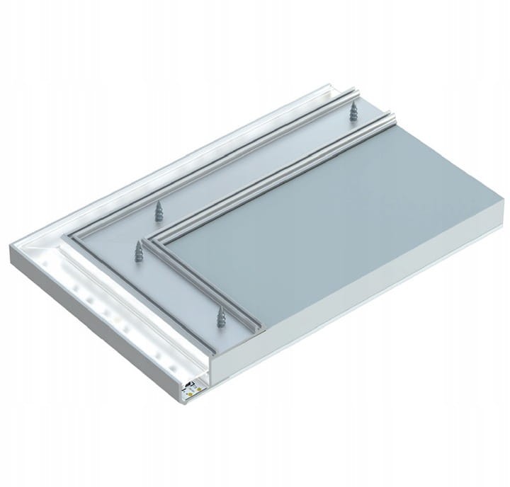 Profil krawędziowy płyta karton-gips do LED IPA12 BIAŁY lakierowany