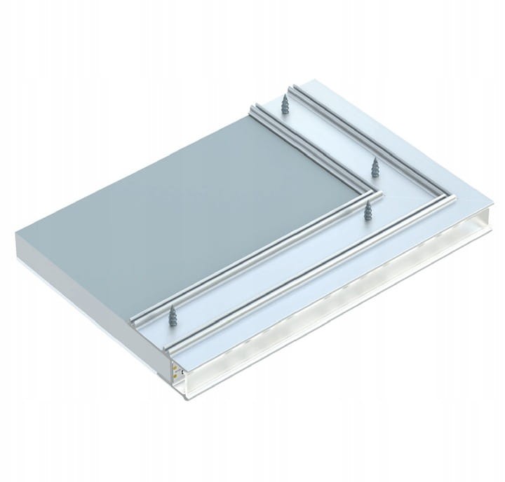 Profil krawędziowy płyta karton-gips do LED APA16 anodowany