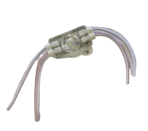 MODUŁ 3020-2835 0,5W Ultra ZIMNY IP67 60-65lm 12V