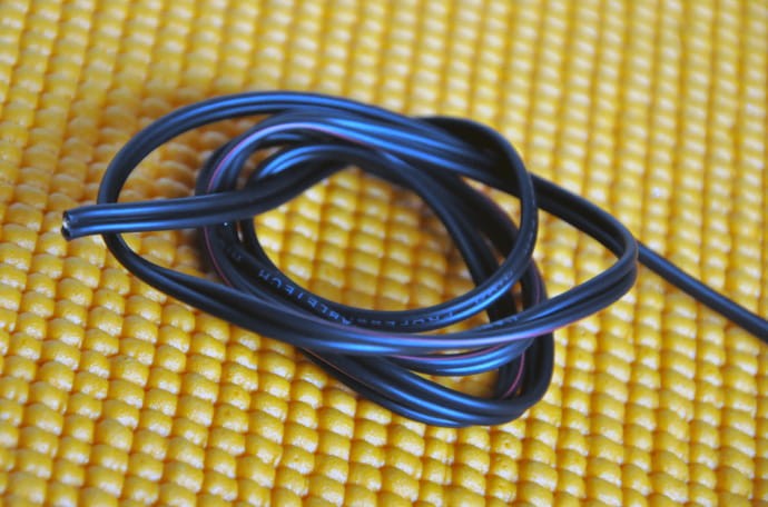 Kabel instalacyjny - przewód TLYP 2x0,5 - 1m