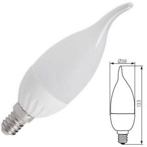 Żarówka LED E14 Kanlux IDO 6,5W neutralna płomyk