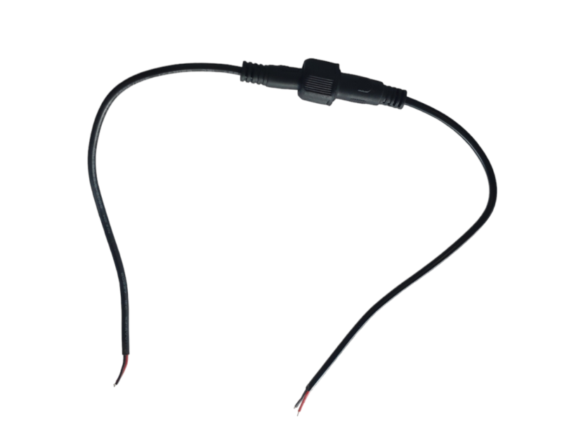 Złącze wodoodporne DC 2,1/5,5 - gniazdo+wtyk