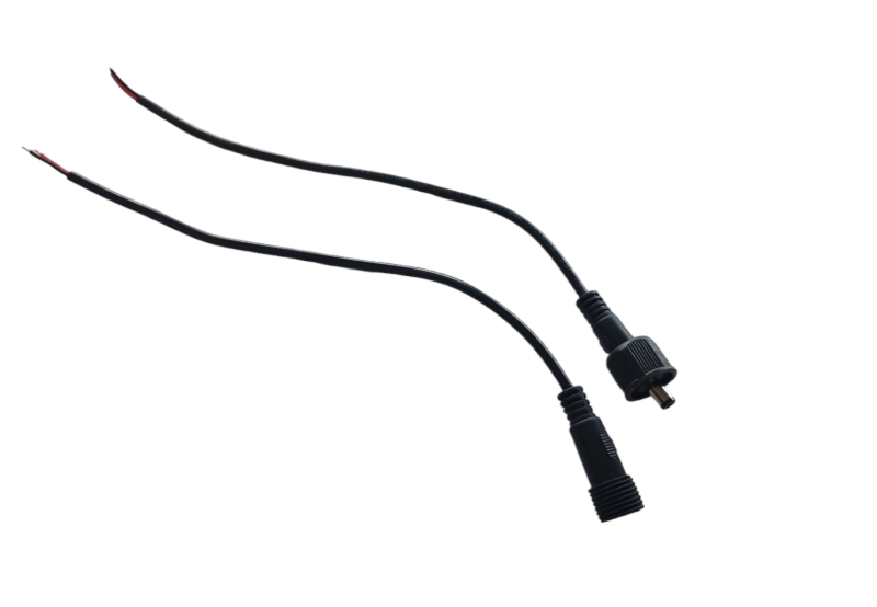 Złącze wodoodporne DC 2,1/5,5 - gniazdo+wtyk