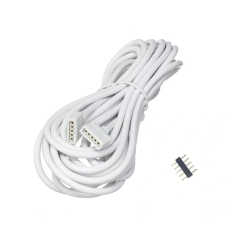 Przedłużacz 1m + złączka 5-PIN do taśmy LED RGBW
