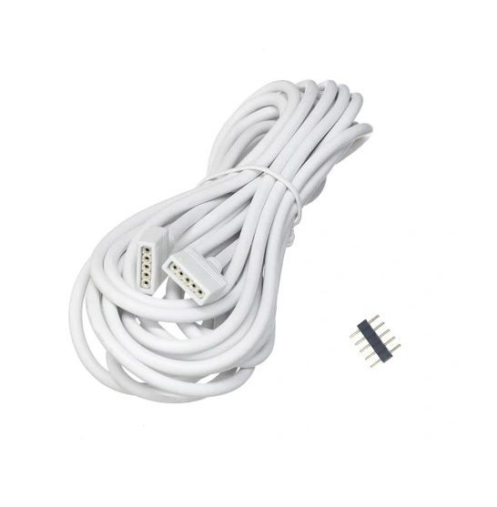 Przedłużacz 5m + złączka 4-PIN do taśmy LED RGBW