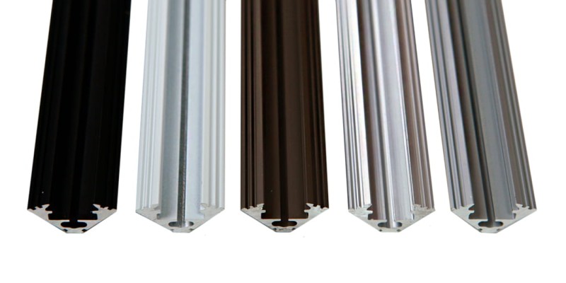 Profil aluminiowy ALU-LED P3 anodowany INOX 1m