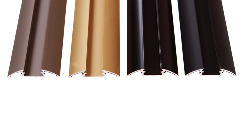 Profil aluminiowy ALU-LED P4 anodowany CZARNY 1m