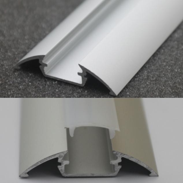 Profil aluminiowy ALU-LED P4 DREWNO PALISANDER 1m
