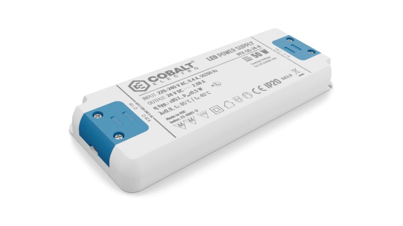 Zasilacz LED CobaltElectro PFV 24V 50W IP20