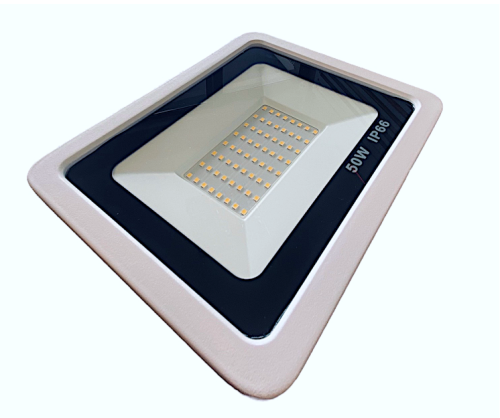 Naświetlacz LED 50W SLIM WHITE biały neutralny