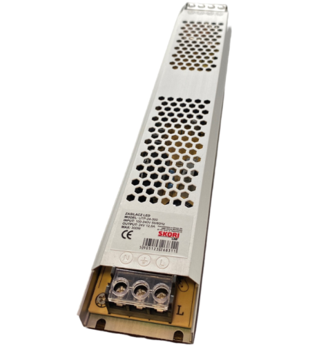 Zasilacz LED wąski SLIM UTP 12,5A 300W 24V DC