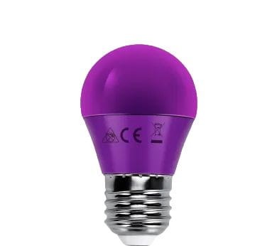 Żarówka LED E27 4W SMD2835 Aigostar G45 FIOLETOWA
