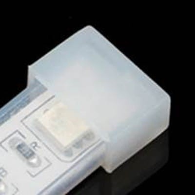 Zakończenie silikonowej osłony LED 8mm - 2 szt.