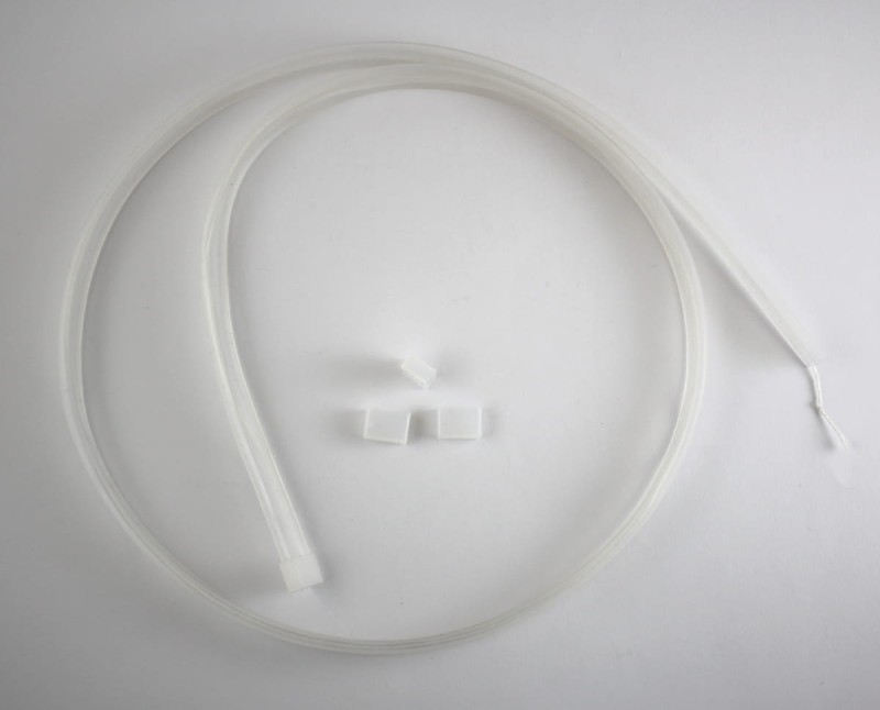 Zakończenie silikonowej osłony LED 8mm - 2 szt.