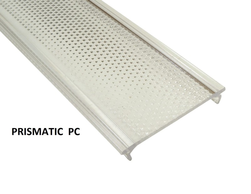 Klosz PRISMATIC WIDE LUMINES INSO, SOLIS, ILEDO,CLARO, DULIO przezroczysty 2m