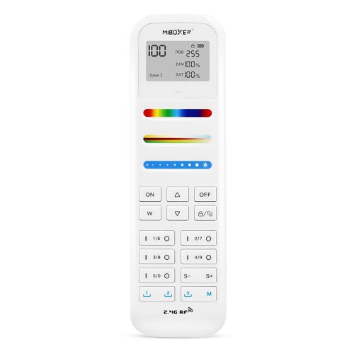 Milight Miboxer Pilot LED RGB + CCT + RGBW + MONO 100-strefowy FUT100