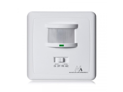 ŚCIENNY CZUJNIK RUCHU PIR I DŹWIĘKU MCE18