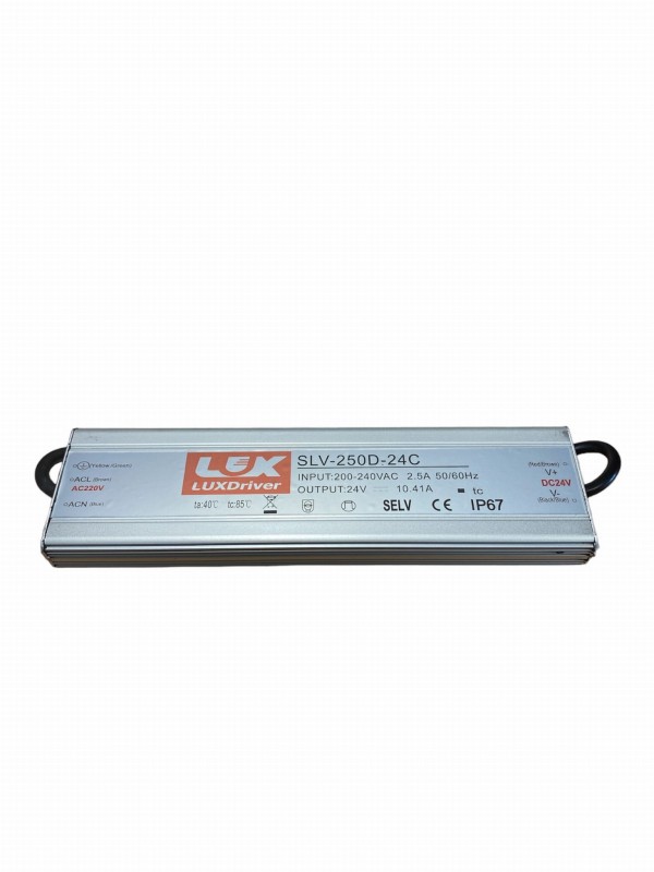 ZASILACZ LED SLV wodoodporny IP67 24V 10,42A 250W