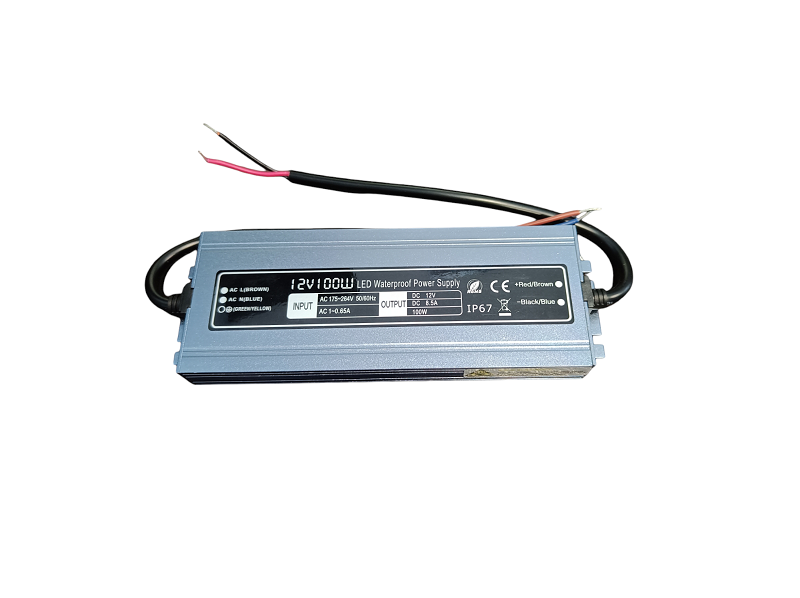 YPS ZASILACZ LED slim IP67 12V 8,3A 100W