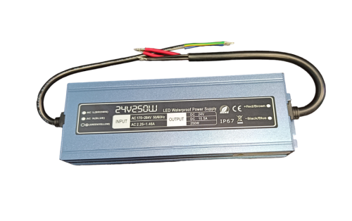 YPS ZASILACZ LED slim IP67 24V 10,4A 250W