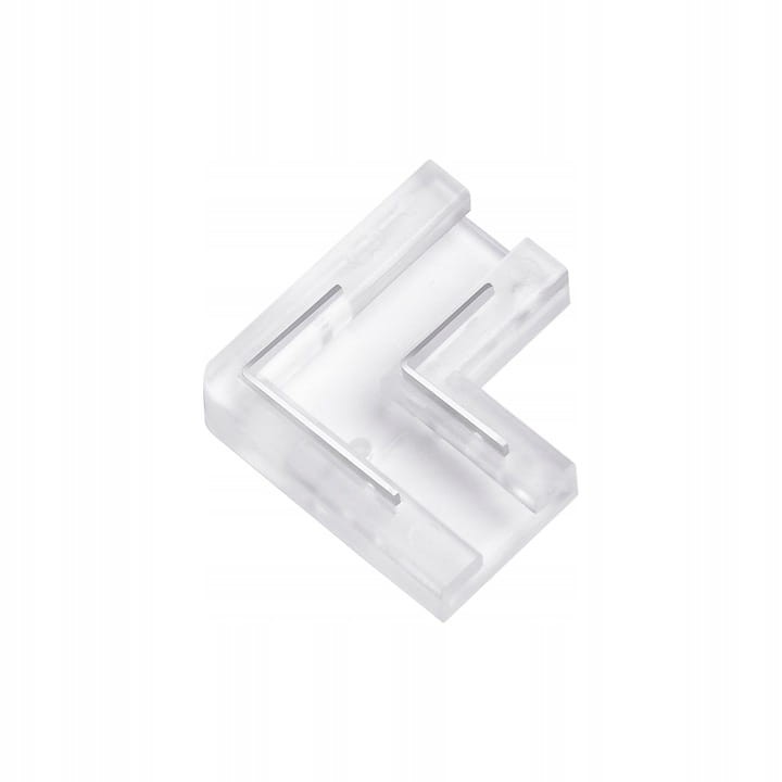 Złączka kątowa typ "L" - do taśmy LED SMD/COB dociskowa 8mm