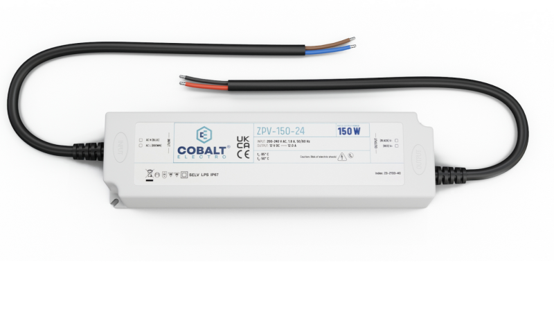 Zasilacz impulsowy CobaltElectro ZPV 24V 150W IP67