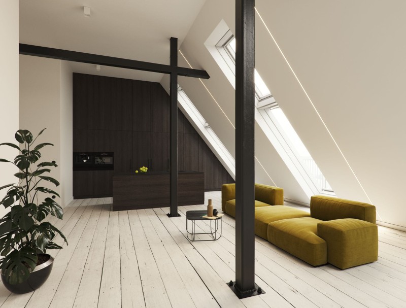 Profil aluminiowy LUMINES typ U CZARNY 1m