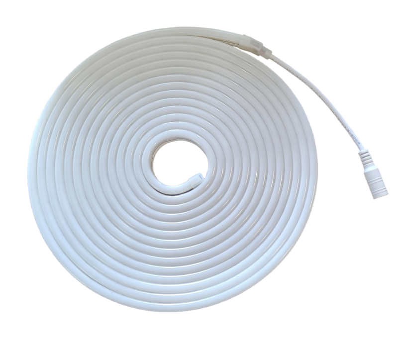 NEON LED NEUTRALNY BIAŁY - jednostronny 6x12 FLEX 12V 5m