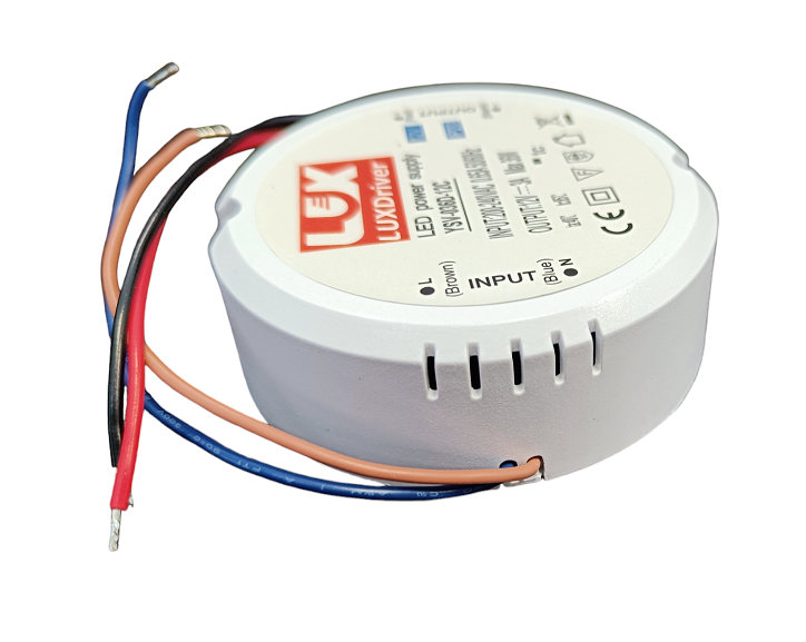 Zasilacz dopuszkowy fi71 YSV 36W 12V 3A IP20