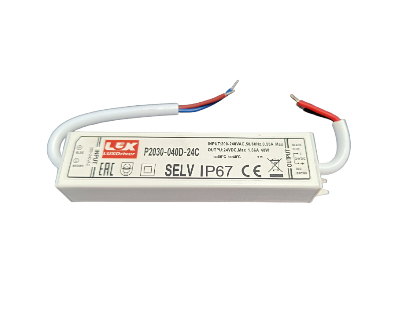 Zasilacz P2030 24V 1,67A 40W hermetyczny IP67