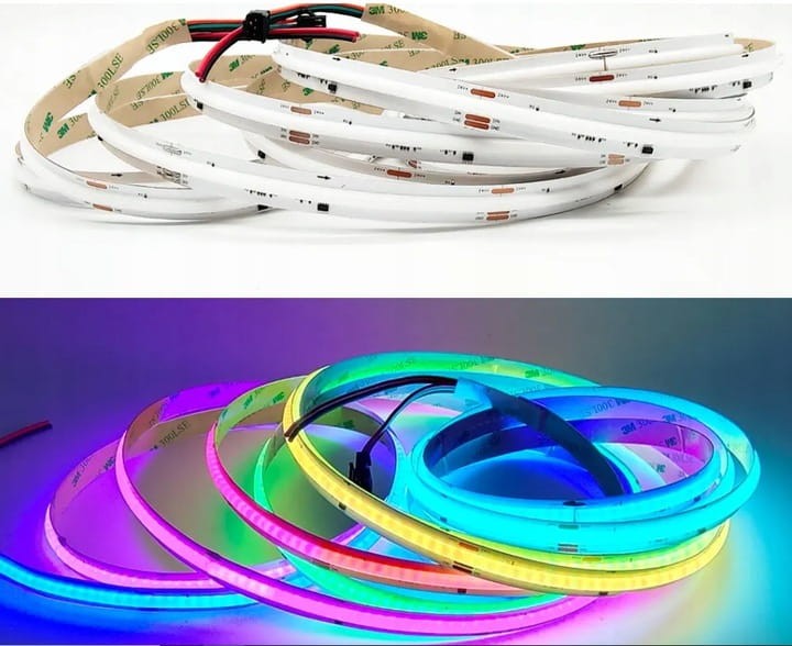 24V TAŚMA LED RGB COB 720 DIGITAL IP20 5m