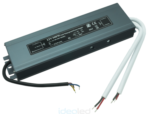 YPS ZASILACZ LED slim IP67 12V 25A 300W
