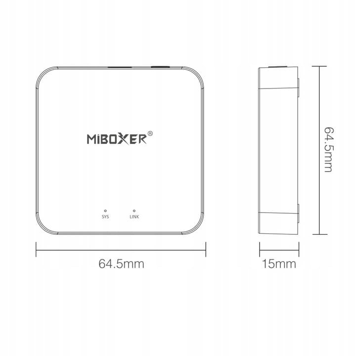 BRAMKA WIFI WL-BOX2 Tuya Smart MiBOXER / Mi-Light