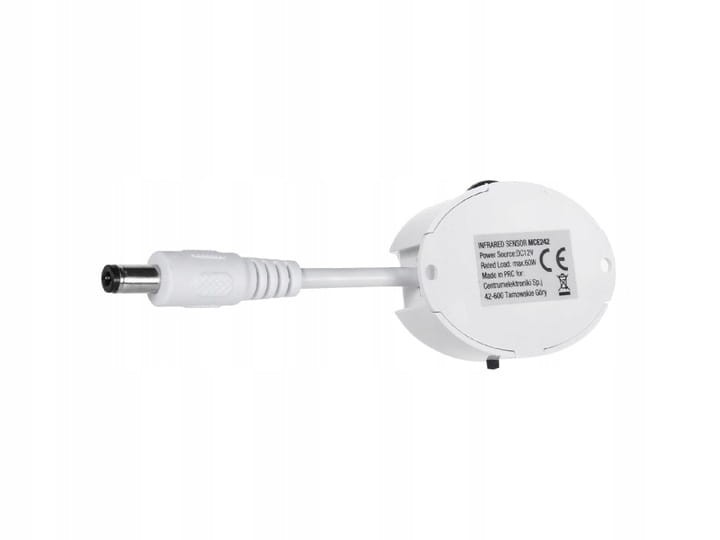 Czujnik ruchu do LED 12V DC PIR 10m 120° MCE242