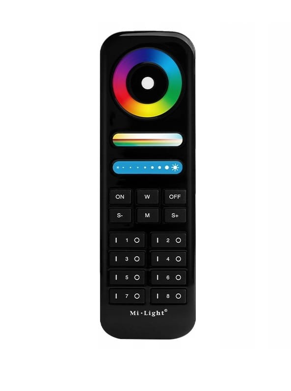 Milight Pilot RGB CCT 8-stref sterownik FUT089 CZARNY