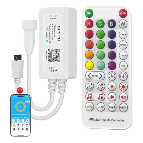 Sterownik RGB magic IC muzyczny WiFi SP511E WS2812B