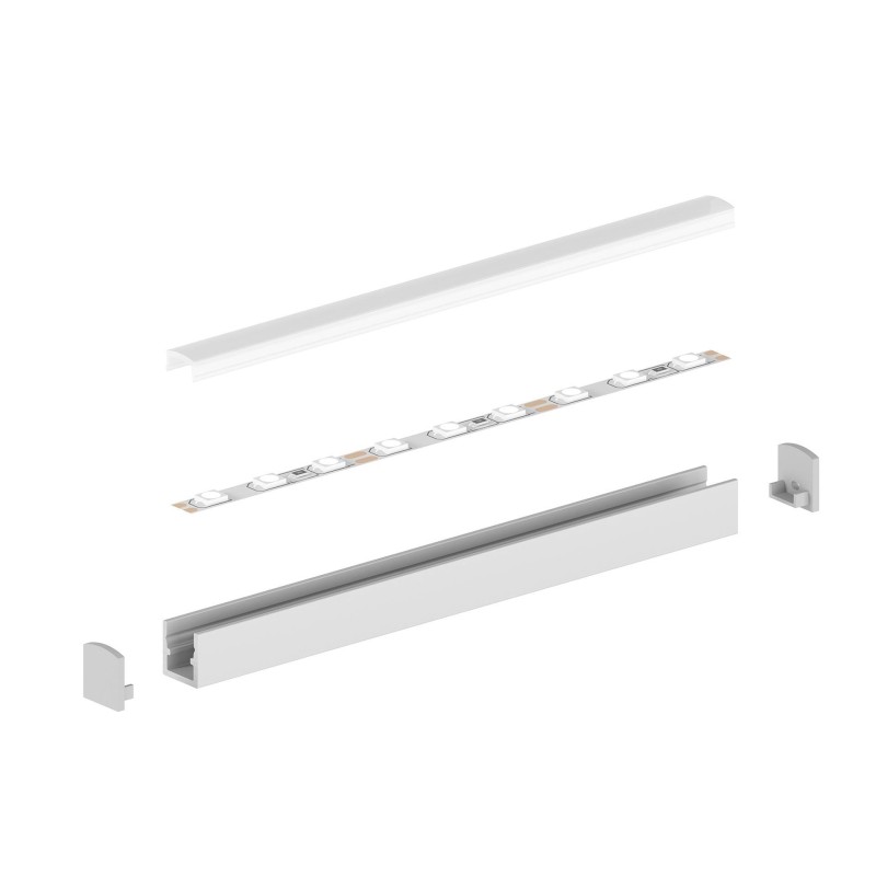 Profil aluminiowy MIKRO TECH-LIGHT P4-4 anodowany 1m