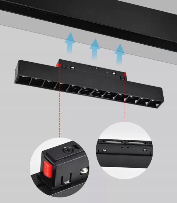 Lampa Liniowa LED Do Szyna Oświetleniowa 12W 3000K