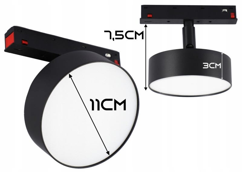 Reflektor SL Szynowy LED 18W 3000K Magnetyczny