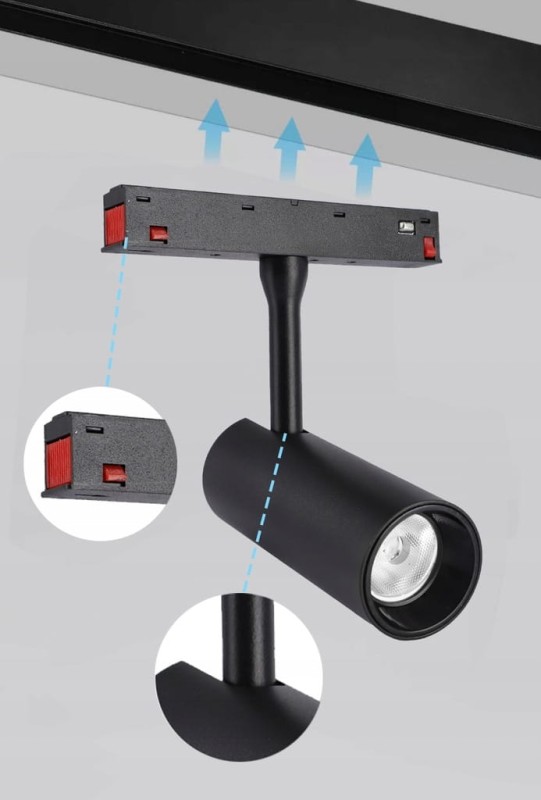Reflektor Szynowy LED Spot Lampa 7W 3000K