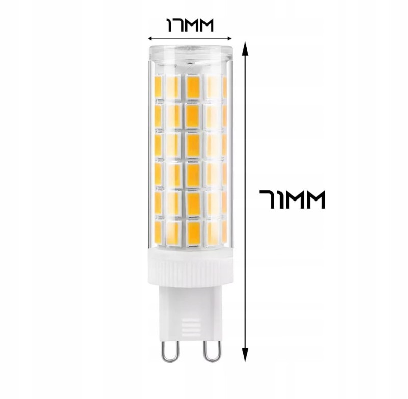Żarówka LED Smart-LED G9 10W WW CIEPŁA 900lm
